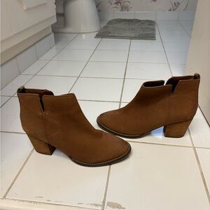 Blondo Brown Ankle Booties
